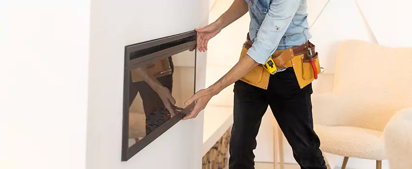 Metal Fireplace Installation in Perry Hall, Maryland