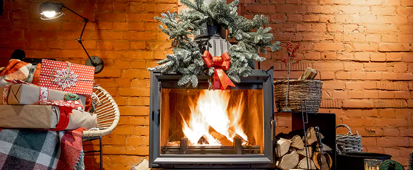 Travis Industries Linear Gas Fireplace Installation in Perry Hall, Maryland