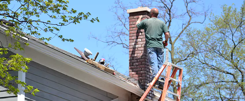 Vinyl and PVC Chimney Flashing Installation in Perry Hall, MD