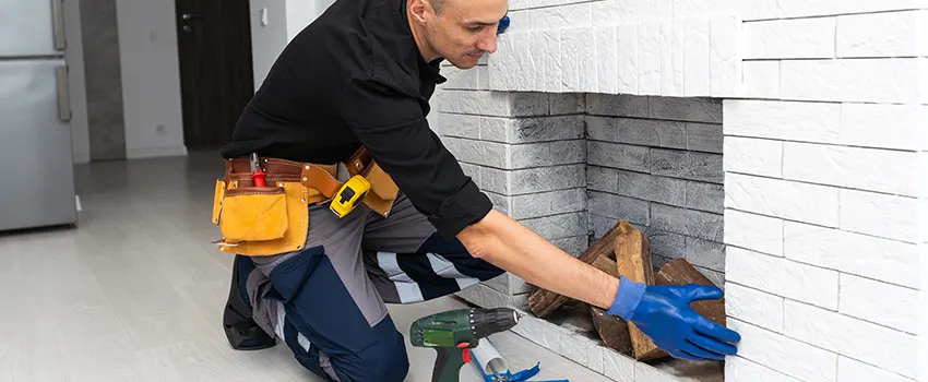 Fireplace Damaged Damper Frame Repair Services in Perry Hall, Maryland