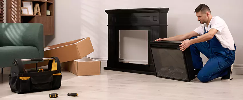 Old Rusted Metal Fireplace Repair And Replacement in Perry Hall, MD